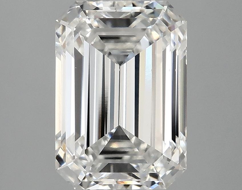 3.09 Carat Emerald Shaped Ideal Cut VS2 IGI Certified Lab Grown Diamond