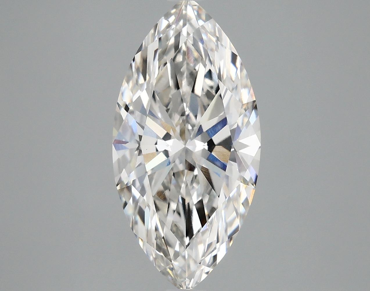 3.08 Carat Marquise Shaped Ideal Cut VS1 IGI Certified Lab Grown Diamond