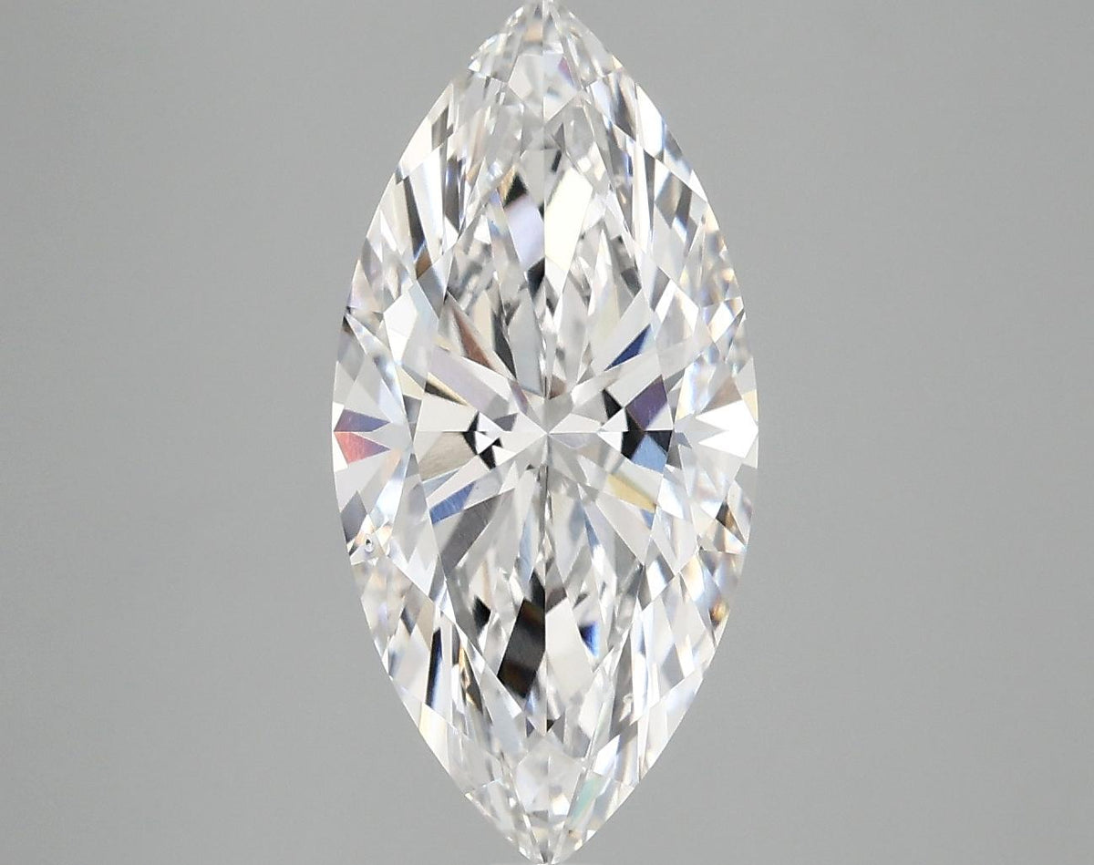 3.09 Carat Marquise Shaped Excellent Cut VS2 IGI Certified Lab Grown Diamond