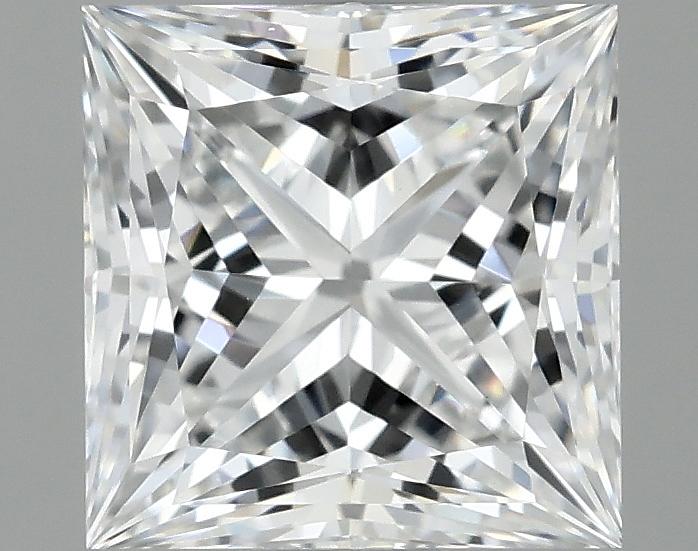 1.09 Carat Princess Shaped Ideal Cut VVS2 IGI Certified Lab Grown Diamond