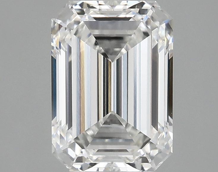 2.1 Carat Emerald Shaped Ideal Cut VVS2 IGI Certified Lab Grown Diamond