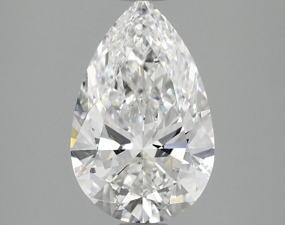 2.02 Carat Pear Shaped Ideal Cut VVS2 IGI Certified Lab Grown Diamond