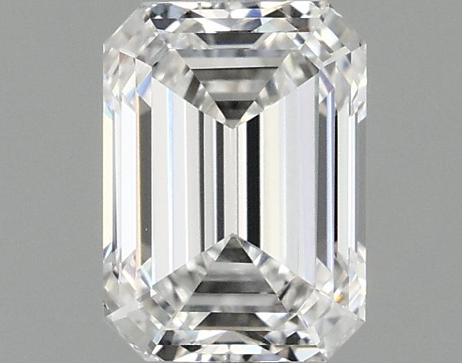0.97 Carat Emerald Shaped Excellent Cut VVS2 IGI Certified Lab Grown Diamond