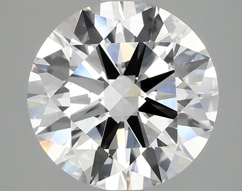 3.08 Carat Round Shaped Ideal Cut VVS2 IGI Certified Lab Grown Diamond