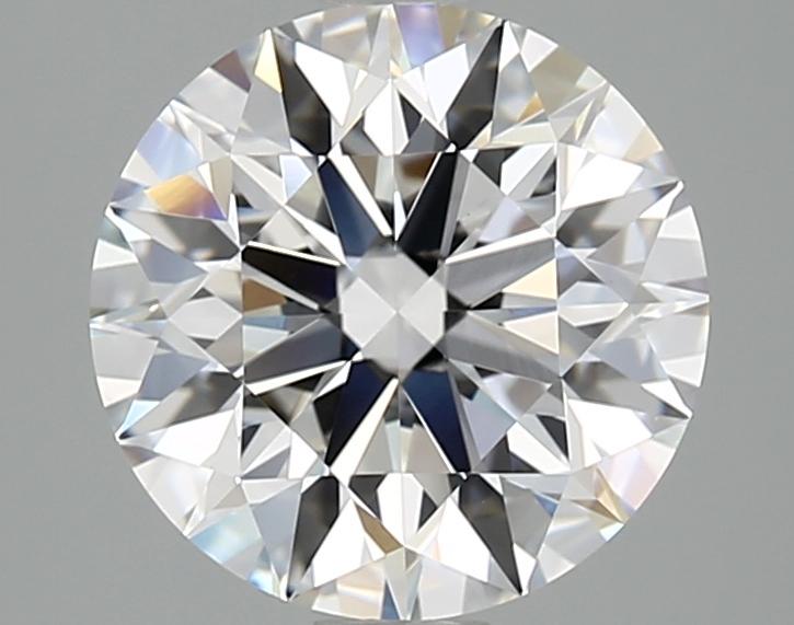 3.08 Carat Round Shaped Excellent Cut VVS2 IGI Certified Lab Grown Diamond