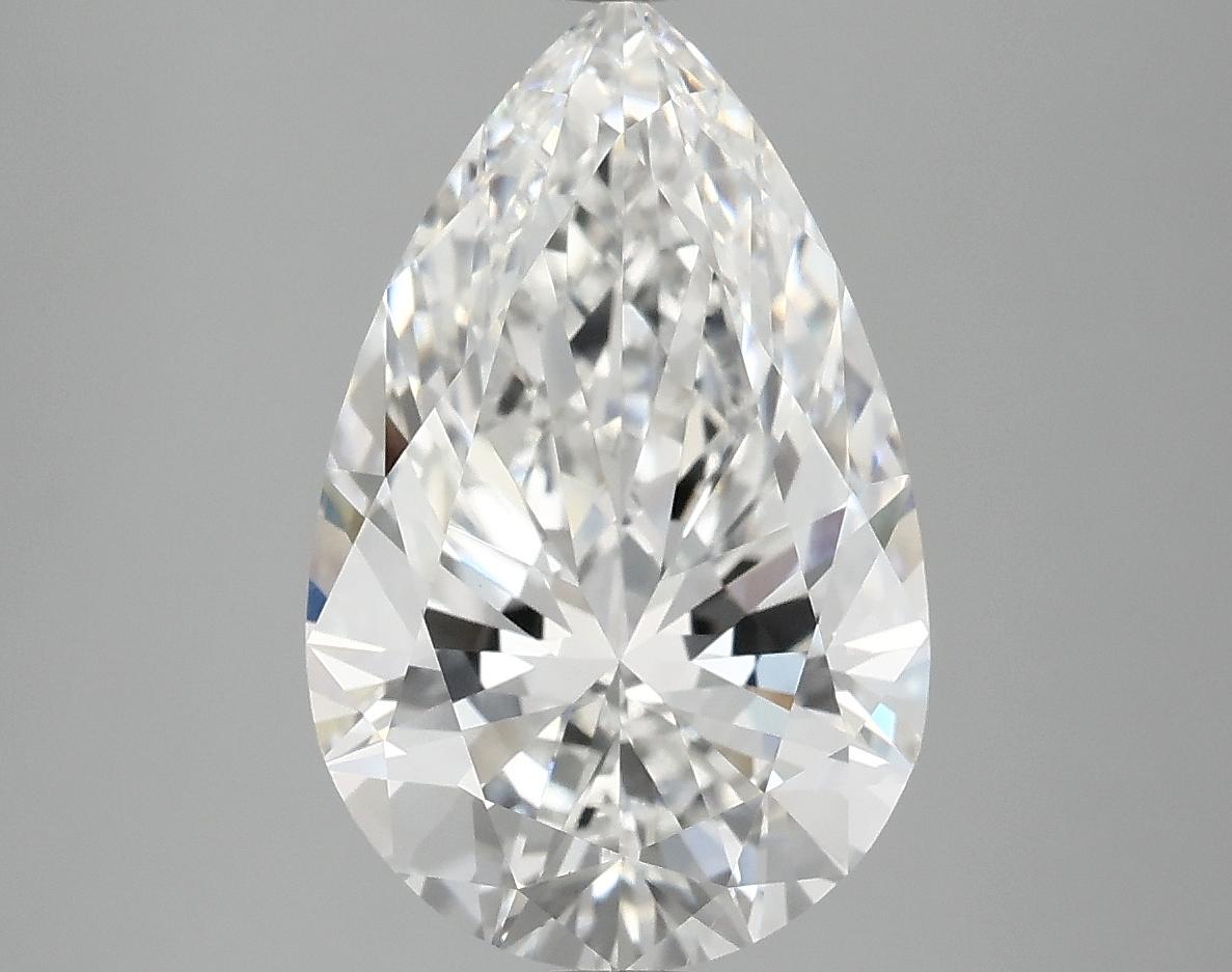 4.04 Carat Pear Shaped Ideal Cut VVS2 IGI Certified Lab Grown Diamond