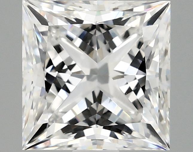 2.08 Carat Princess Shaped Ideal Cut VVS2 IGI Certified Lab Grown Diamond