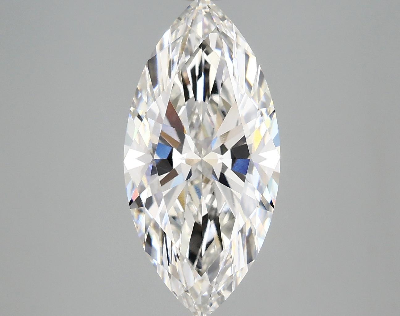 3.07 Carat Marquise Shaped Excellent Cut VS1 IGI Certified Lab Grown Diamond