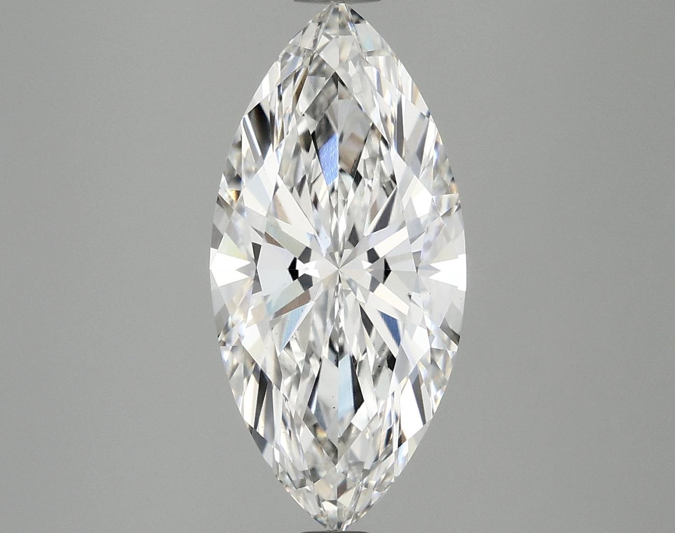 2.97 Carat Marquise Shaped Excellent Cut VS1 IGI Certified Lab Grown Diamond