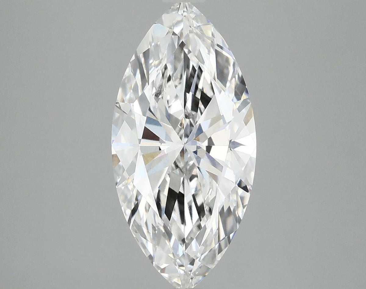 2.98 Carat Marquise Shaped Excellent Cut VVS2 IGI Certified Lab Grown Diamond