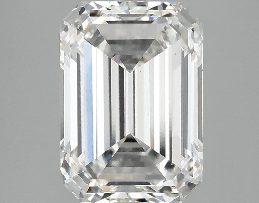 3.03 Carat Emerald Shaped Ideal Cut VVS2 IGI Certified Lab Grown Diamond