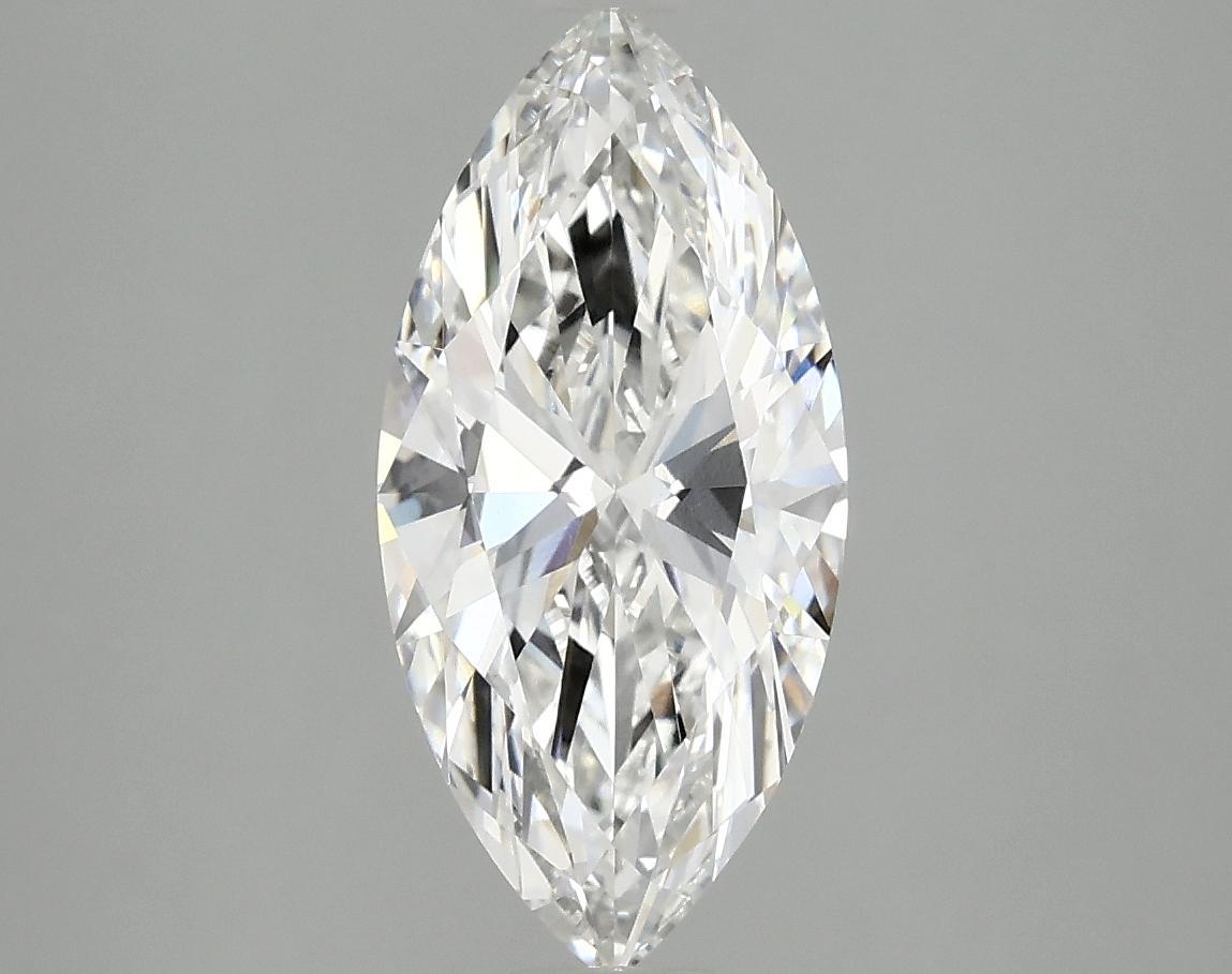 2.07 Carat Marquise Shaped Excellent Cut VVS2 IGI Certified Lab Grown Diamond