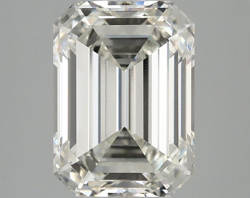 3.07 Carat Emerald Shaped Excellent Cut VVS2 IGI Certified Lab Grown Diamond