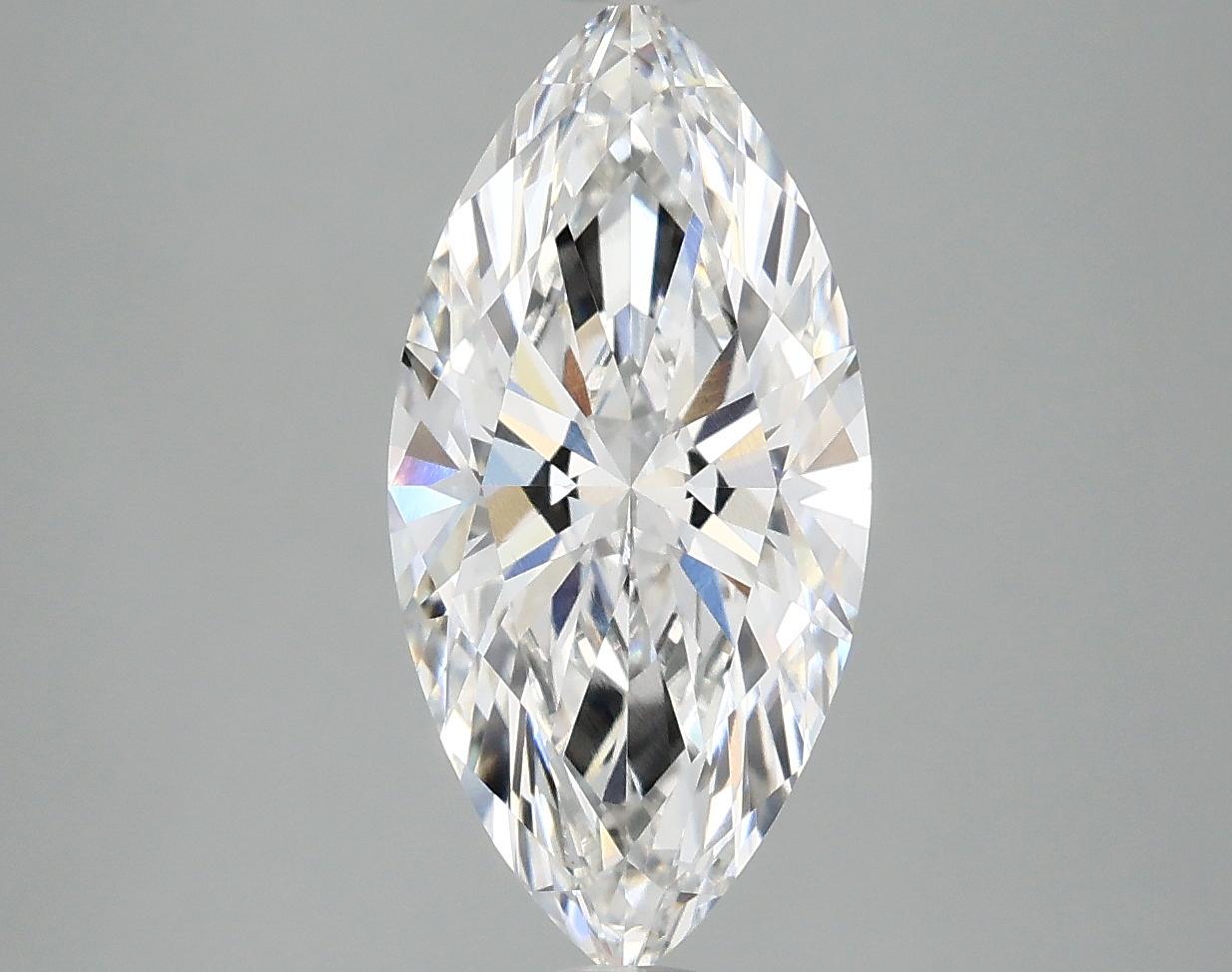 2.58 Carat Marquise Shaped Excellent Cut VS1 IGI Certified Lab Grown Diamond