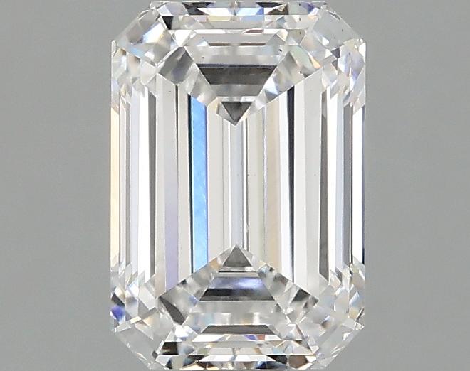 1.47 Carat Emerald Shaped Ideal Cut VS2 IGI Certified Lab Grown Diamond