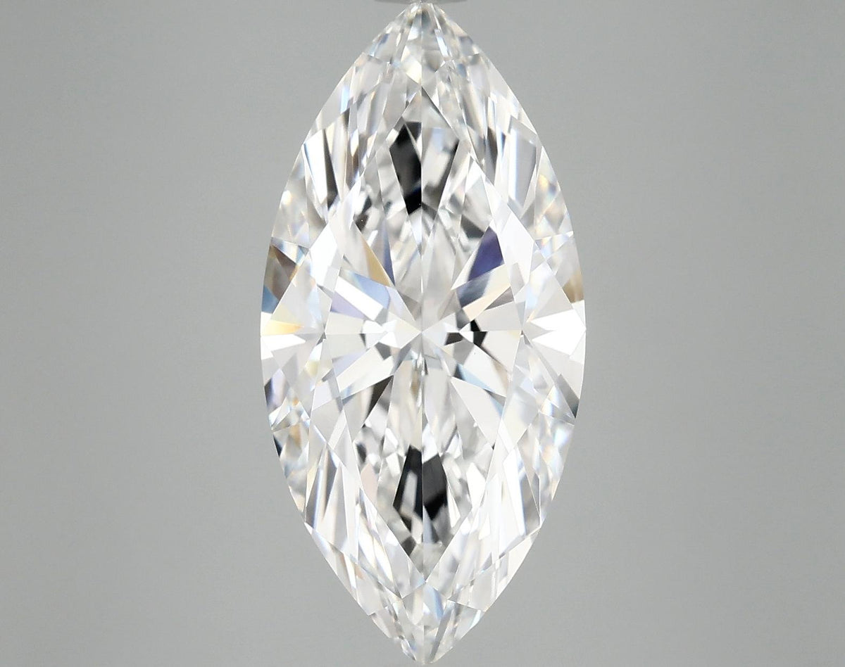 5.04 Carat Marquise Shaped Excellent Cut VVS2 IGI Certified Lab Grown Diamond