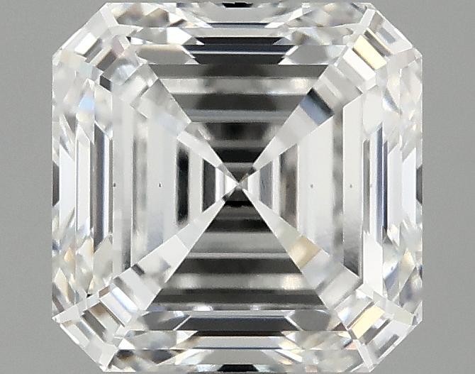 2.07 Carat Asscher Shaped Excellent Cut VS2 IGI Certified Lab Grown Diamond