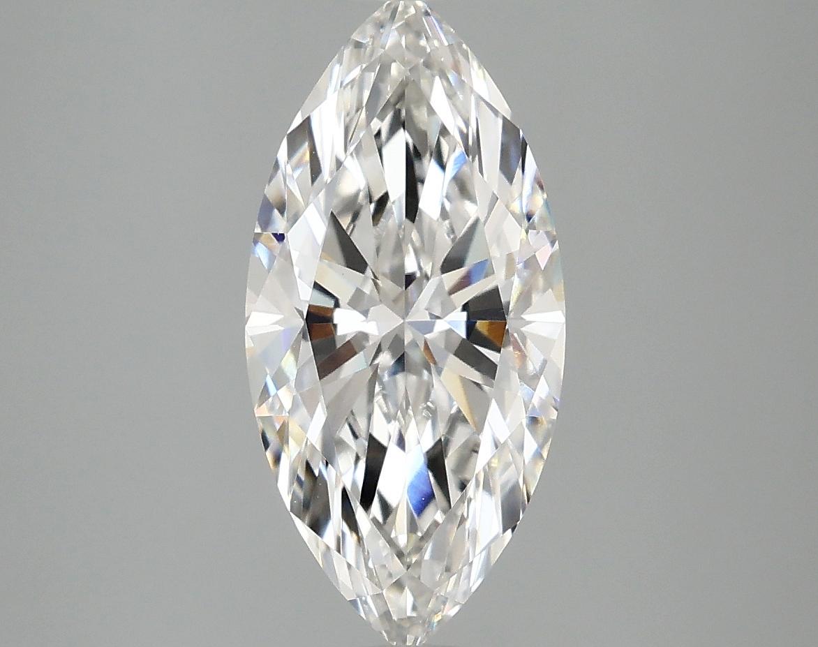 2.08 Carat Marquise Shaped Excellent Cut VVS2 IGI Certified Lab Grown Diamond