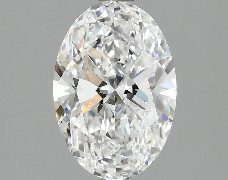 1.45 Carat Oval Shaped Ideal Cut VVS2 IGI Certified Lab Grown Diamond
