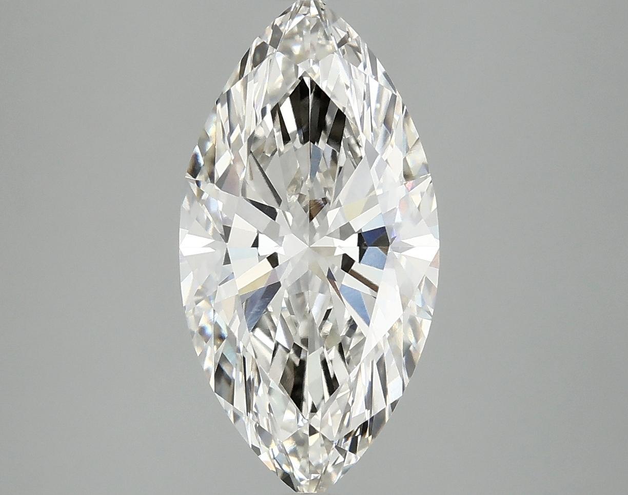3.08 Carat Marquise Shaped Ideal Cut VVS2 IGI Certified Lab Grown Diamond
