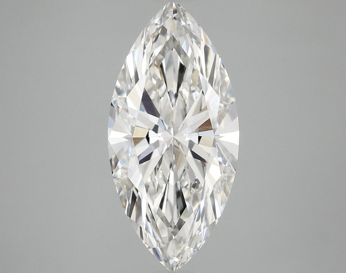 3.02 Carat Marquise Shaped Excellent Cut VVS2 IGI Certified Lab Grown Diamond