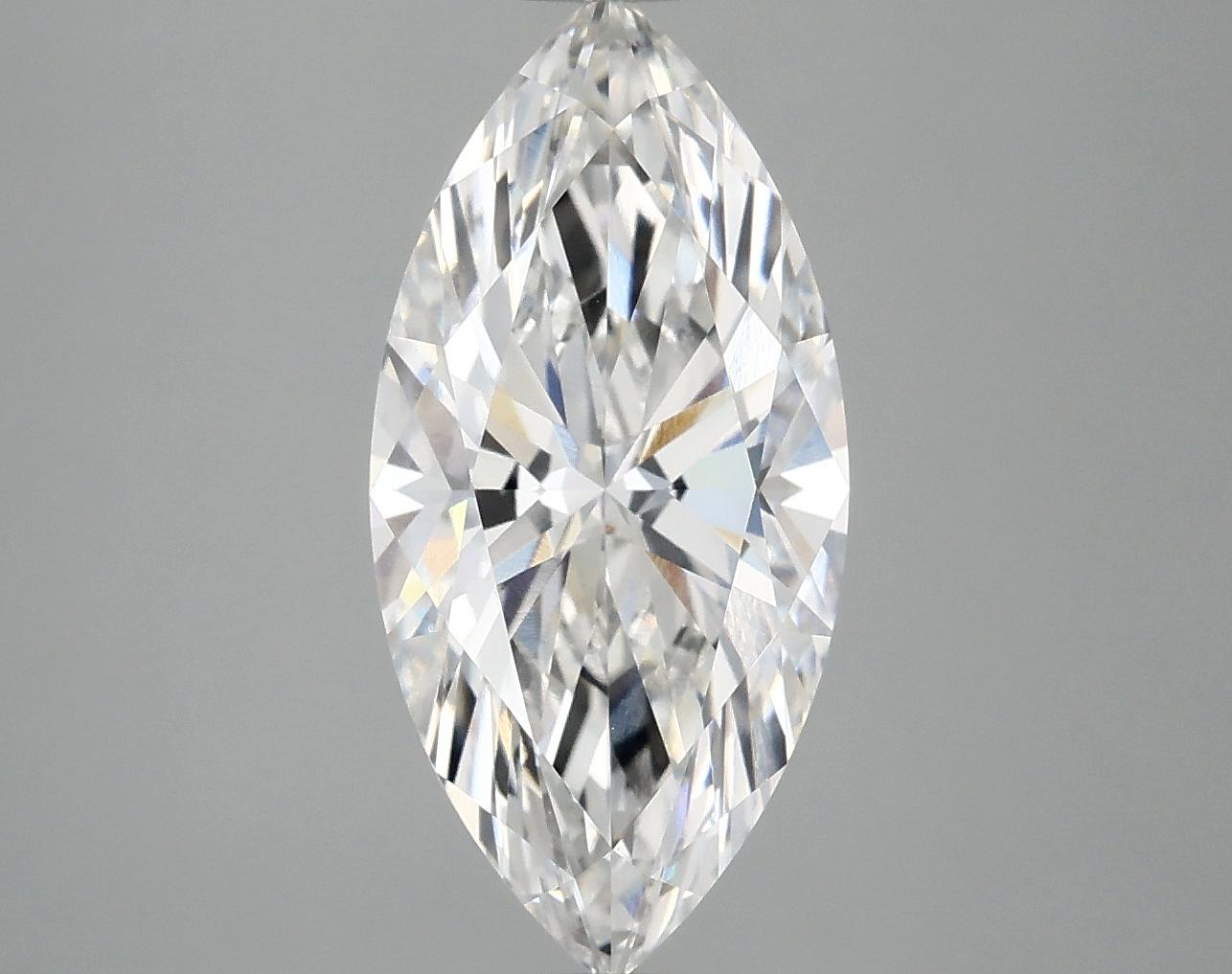 3.06 Carat Marquise Shaped Excellent Cut VVS2 IGI Certified Lab Grown Diamond