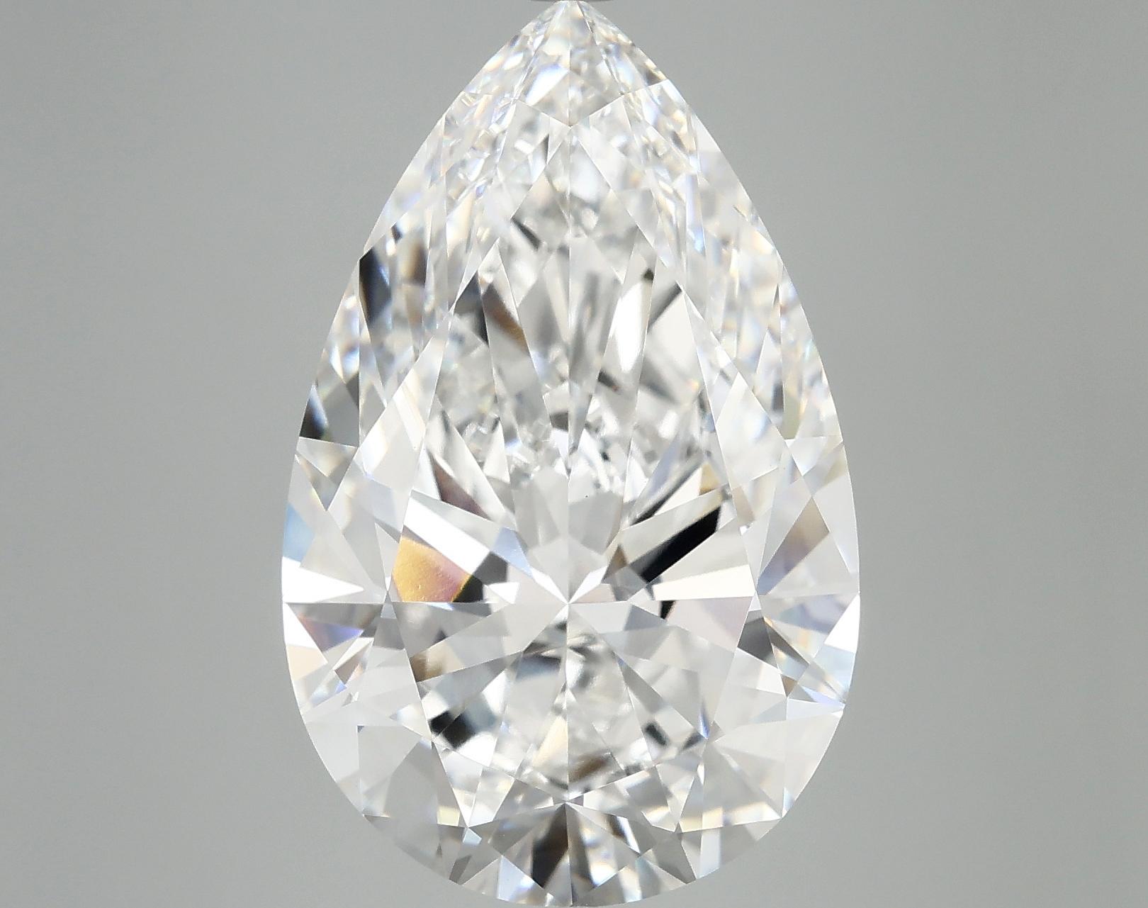 9.96 Carat Pear Shaped Ideal Cut VVS2 IGI Certified Lab Grown Diamond