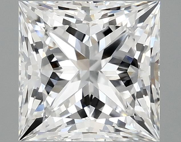 2.09 Carat Princess Shaped Ideal Cut VVS2 IGI Certified Lab Grown Diamond