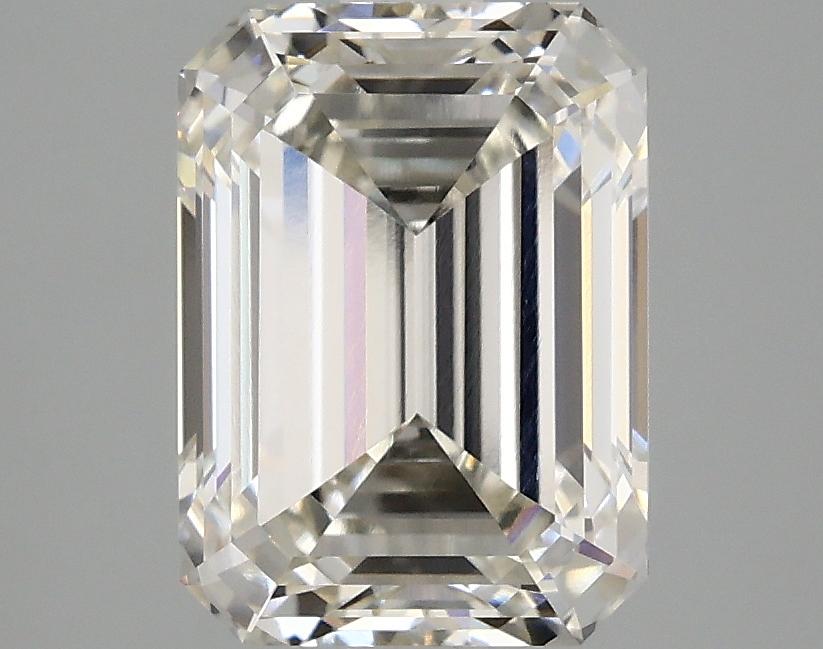 3.08 Carat Emerald Shaped Excellent Cut VVS2 IGI Certified Lab Grown Diamond