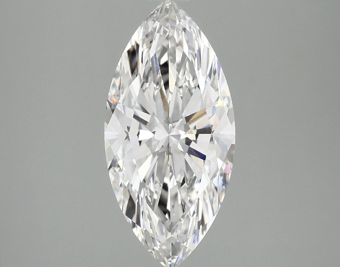 2.06 Carat Marquise Shaped Excellent Cut VVS2 IGI Certified Lab Grown Diamond