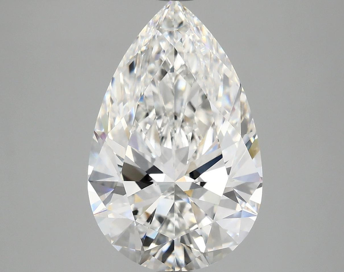 4.08 Carat Pear Shaped Ideal Cut VS1 IGI Certified Lab Grown Diamond