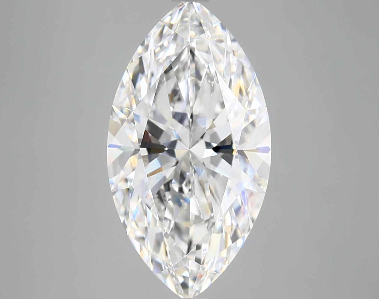 4.91 Carat Marquise Shaped Excellent Cut VVS2 IGI Certified Lab Grown Diamond