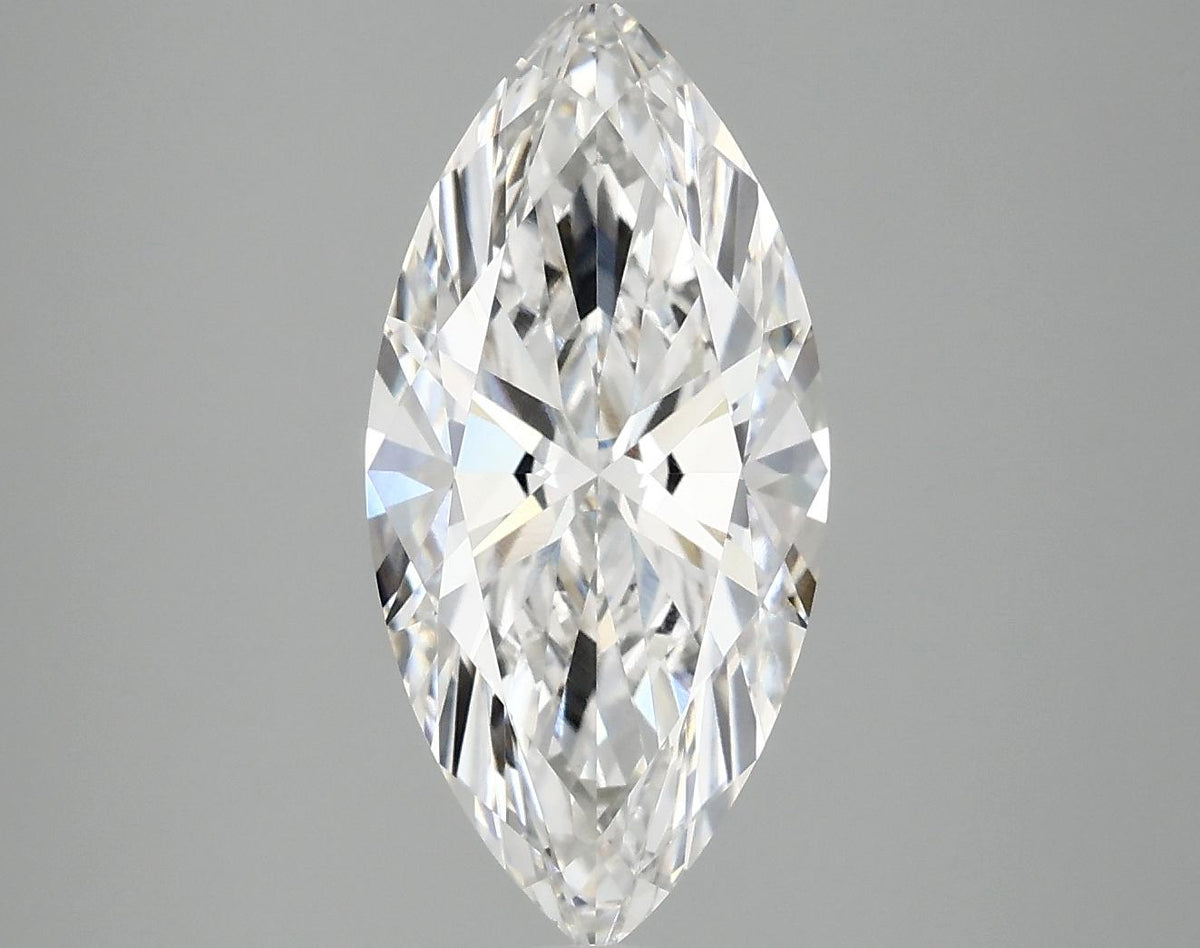 3.03 Carat Marquise Shaped Excellent Cut VVS2 IGI Certified Lab Grown Diamond