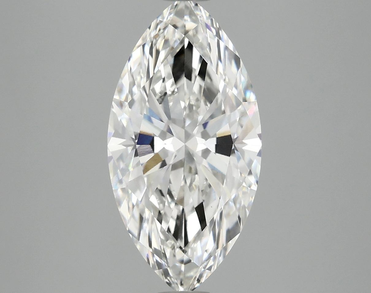 3.01 Carat Marquise Shaped Ideal Cut VVS2 IGI Certified Lab Grown Diamond