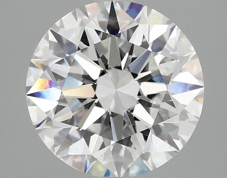 2.96 Carat Round Shaped Ideal Cut VVS2 IGI Certified Lab Grown Diamond