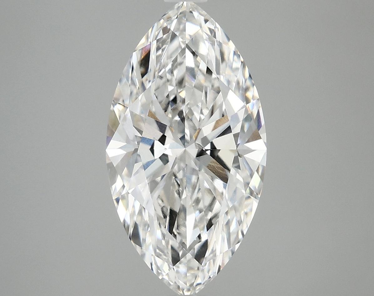 3.03 Carat Marquise Shaped Excellent Cut VVS2 IGI Certified Lab Grown Diamond