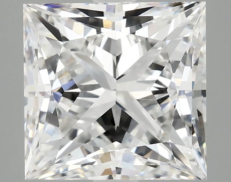 3.97 Carat Princess Shaped Ideal Cut VVS2 IGI Certified Lab Grown Diamond