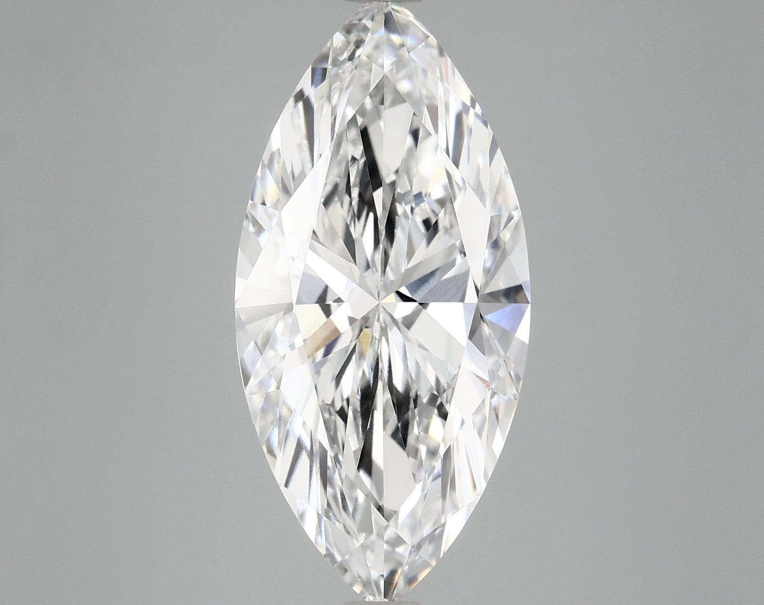 4.83 Carat Marquise Shaped Excellent Cut VVS2 IGI Certified Lab Grown Diamond