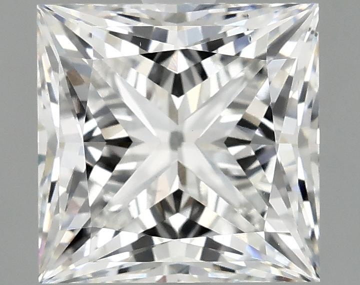 3.09 Carat Princess Shaped Ideal Cut VS2 IGI Certified Lab Grown Diamond