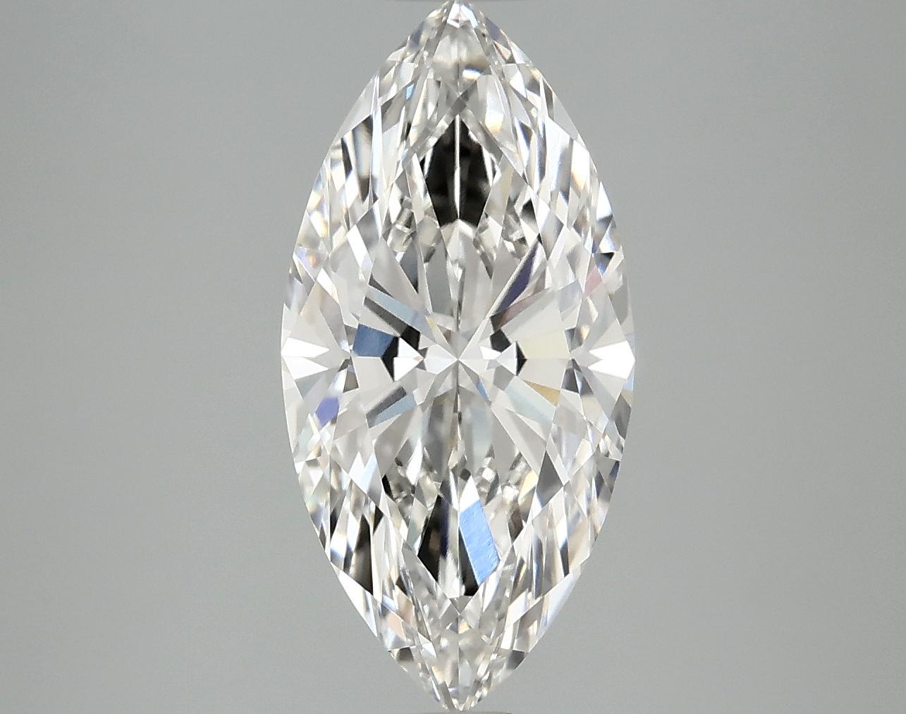 3.1 Carat Marquise Shaped Ideal Cut VVS2 IGI Certified Lab Grown Diamond