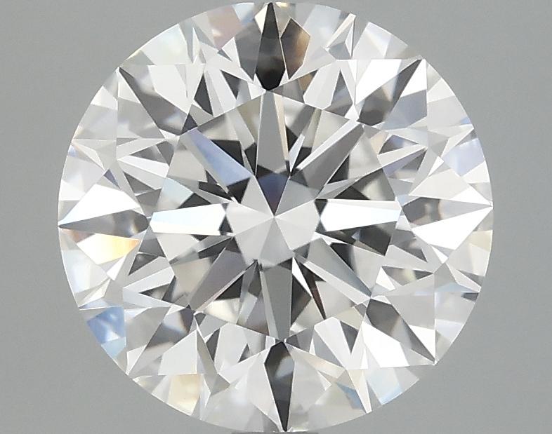 3.07 Carat Round Shaped Excellent Cut VVS2 IGI Certified Lab Grown Diamond