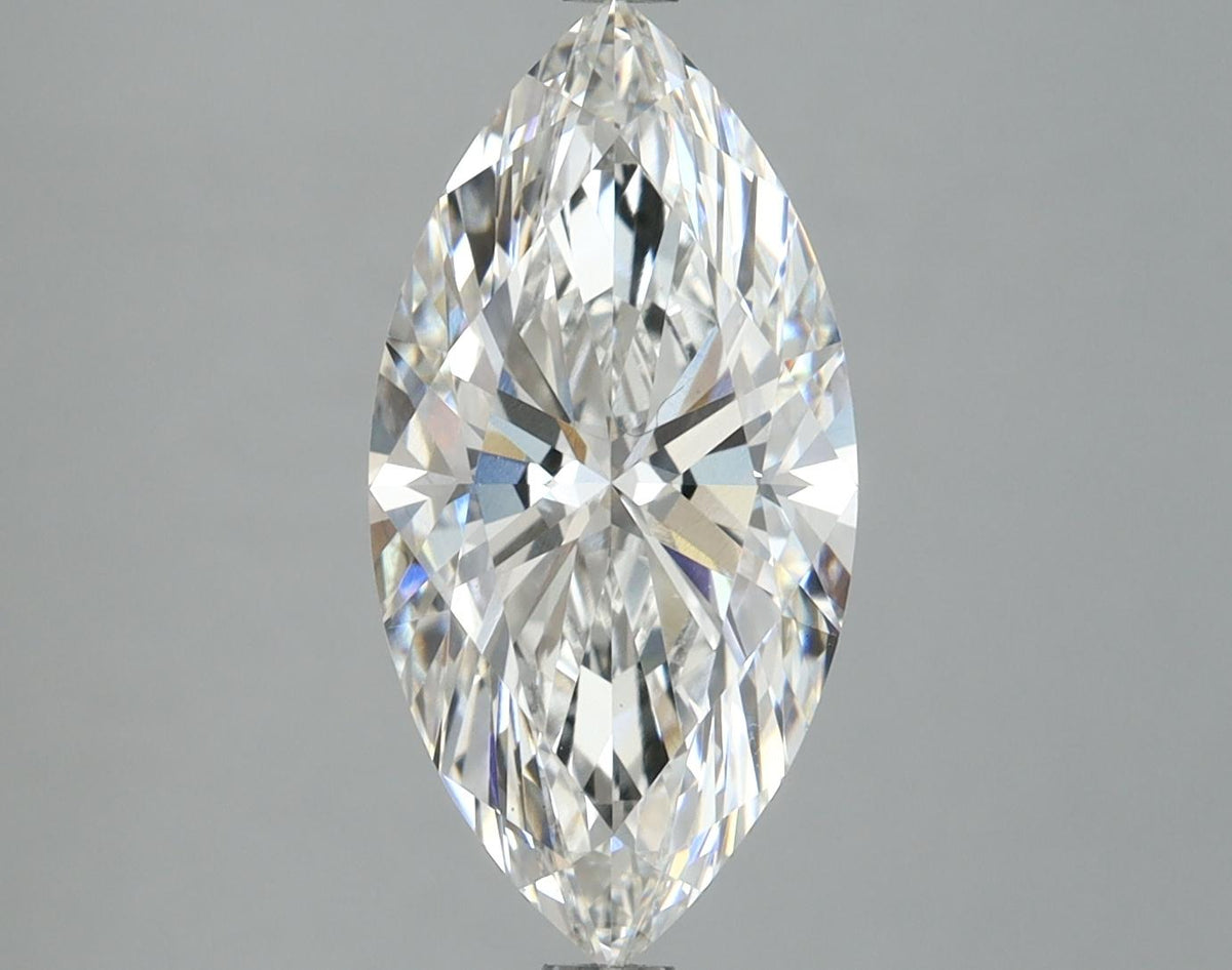 1.58 Carat Marquise Shaped Excellent Cut VVS2 IGI Certified Lab Grown Diamond