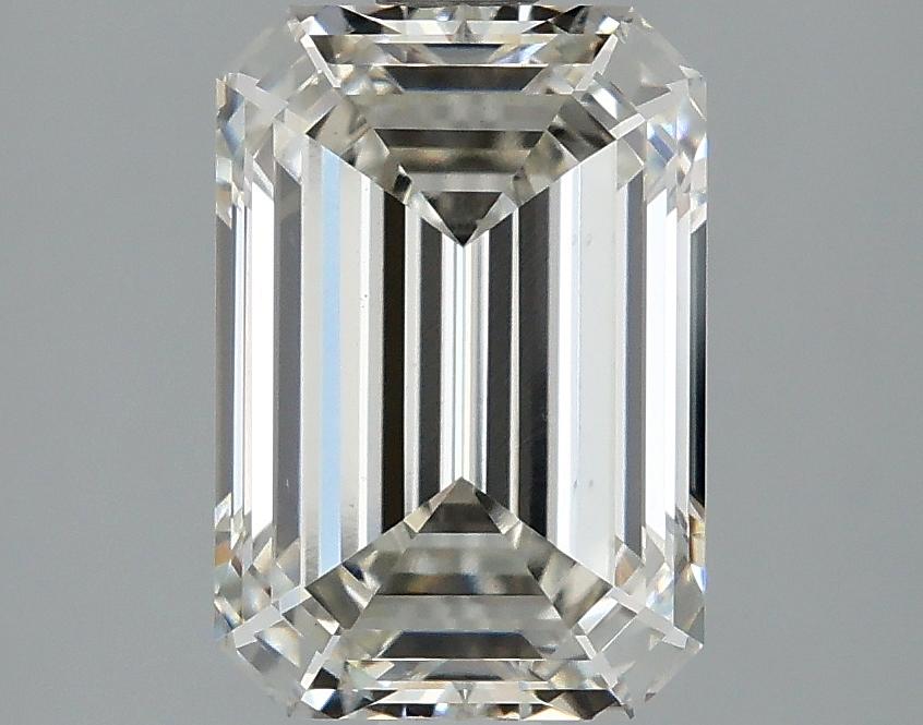 2.58 Carat Emerald Shaped Ideal Cut VS1 IGI Certified Lab Grown Diamond