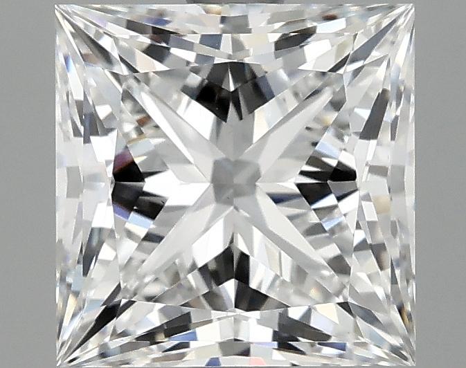 2.84 Carat Princess Shaped Ideal Cut VS1 IGI Certified Lab Grown Diamond