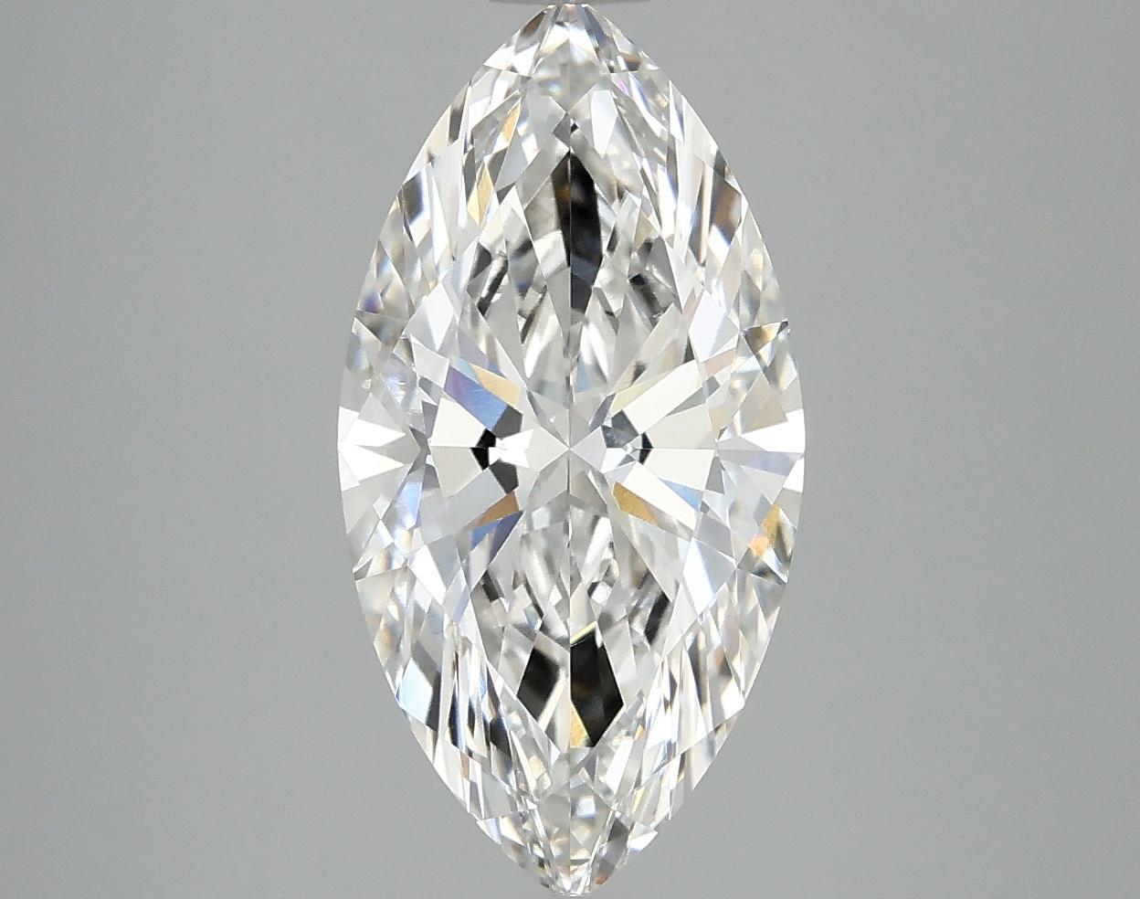 3.02 Carat Marquise Shaped Ideal Cut VVS2 IGI Certified Lab Grown Diamond