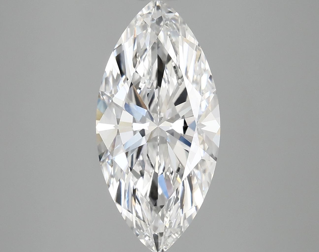 2.98 Carat Marquise Shaped Excellent Cut VS2 IGI Certified Lab Grown Diamond