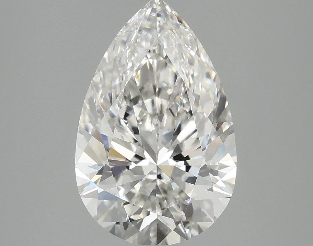 2.56 Carat Pear Shaped Ideal Cut VVS2 IGI Certified Lab Grown Diamond