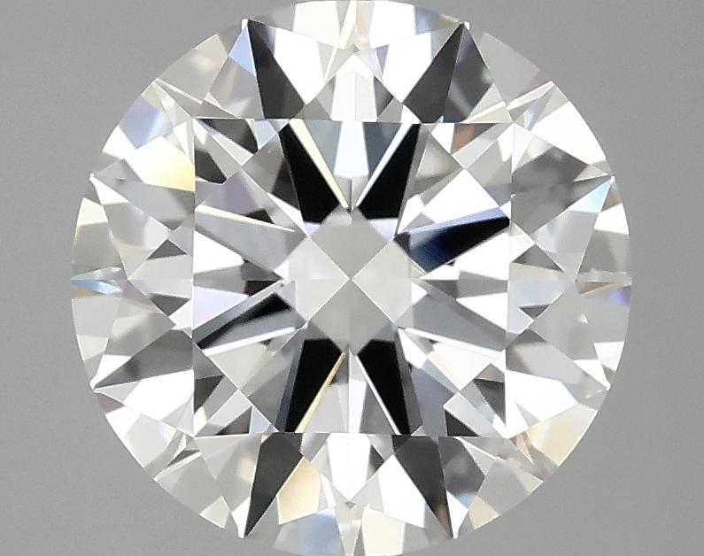 3.08 Carat Round Shaped Ideal Cut VVS2 IGI Certified Lab Grown Diamond