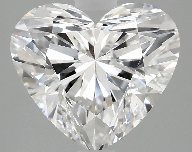 2.98 Carat Heart Shaped Ideal Cut VVS2 IGI Certified Lab Grown Diamond