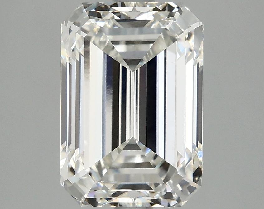 3.02 Carat Emerald Shaped Ideal Cut VVS2 IGI Certified Lab Grown Diamond
